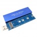 USB3 0 TO M 2 NGFF SSD External Enclosure 22mm   30mm   42mm   60mm  80 mm Storage Case Adapter Aluminium