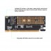 M 2 NVMe SSD NGFF TO PCIE 3 0 X16 adapter M Key interface card Suppor PCI Express 3 0 x4 2230  2280 Size m 2 FULL SPEED