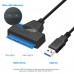 USB 3 0 To 2 5″ SATA 22 Pin Adapter Cable Converter For External HDD SSD Hard Drive Disk