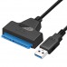 USB 3 0 To 2 5″ SATA 22 Pin Adapter Cable Converter For External HDD SSD Hard Drive Disk