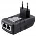 EU Plug Ethernet POE Injector DC12V 1A 12W Wall Plug POE Switch Power Adapter