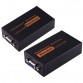 VGA   Audio Extender 1920×1440 HD 100m Cat5e   6  568B Network Cable Sender Receiver Adapter  Black