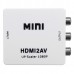 1080P HDMI to 3 RCA Audio Video AV CVBS Composite Adapter Converter for HDTV DVD