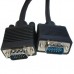 Good Quality VGA 15 Pin Male to VGA 15Pin Male Cable for LCD Monitor   Projector   Length  20m  Black