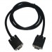 Good Quality VGA 15 Pin Male to VGA 15Pin Male Cable for LCD Monitor   Projector   Length  20m  Black