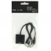 Full HD 1080P Mini HDMI Male to VGA Female Video Adapter Cable with Audio Cable  Length  22cm   Black