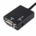 Mini HDMI to VGA   Audio HD Conversion Adapter Cable