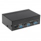 FJ  2502A 2 Port VGA Video Splitter High Resolution 1920 x 1440 Support 250MHz Video Bandwidth