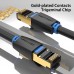 Vention Cat8 Ethernet Cable SFTP 40Gbps Super Speed RJ45 Network Cable Gold Plated Connector for Router Modem CAT 8 Lan Cable Networking Cable