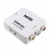 1080P HDMI to 3 RCA Audio Video AV CVBS Composite Adapter Converter for HDTV DVD