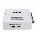 1080P HDMI to 3 RCA Audio Video AV CVBS Composite Adapter Converter for HDTV DVD