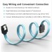 SAMZHE SATA III 6 0 Gbps Data Cable with Locking Latch SATA3 HDD Data Cable for SSD DVD PC Computer Data Cable 50CM 100CM