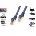 3m CAT8 Computer Switch Router Ultra  thin Flat Ethernet Network LAN Cable  Patch Lead RJ45