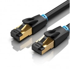 Vention Cat8 Ethernet Cable SFTP 40Gbps Super Speed RJ45 Network Cable Gold Plated Connector for Router Modem CAT 8 Lan Cable Networking Cable