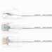 SAMZHE 0 5 5M 10Gbps Ultrafine CAT6A White Ethernet Patch Cable Slim LAN Networking Cable