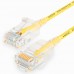 SAMZHE 0 5 5M 10Gbps Ultrafine CAT6A Yellow Ethernet Patch Cable Slim LAN Networking Cable