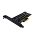 ITHOO PCENGFF  N05 PCI  E 4X to M 2 Key M B Interface NVME M 2 SSD PCI  E Expansion Card 10Gbps for Desktop Computer