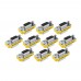 10Pcs DB15 Mini Gender Changer Adapter Female to Male Plug Adapter Connecters