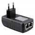 EU Plug Ethernet POE Injector DC12V 1A 12W Wall Plug POE Switch Power Adapter