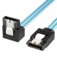 SAMZHE SATA III HDD Data Cable 6 0 Gbps 180 to 90 SATA Cable 0 5m 1cm for Optical Drive DVD PC Computer Data Cable