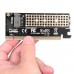 M 2 NVMe SSD NGFF to PCI  E 3 0 X16 X4 Adapter M Key Interface Expansion Card